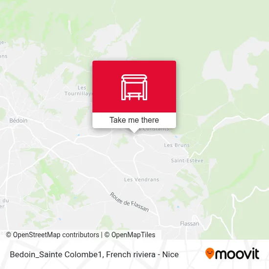 Bedoin_Sainte Colombe1 map