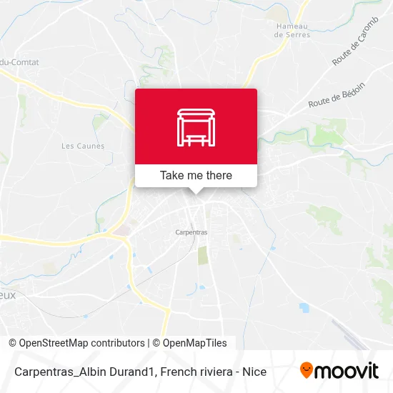 Carpentras_Albin Durand1 map