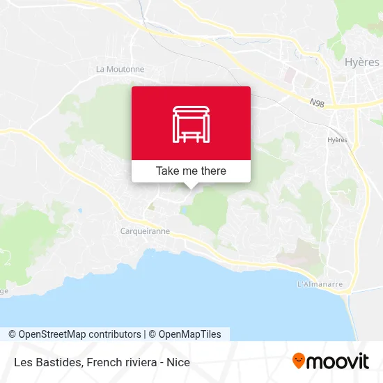 Les Bastides map