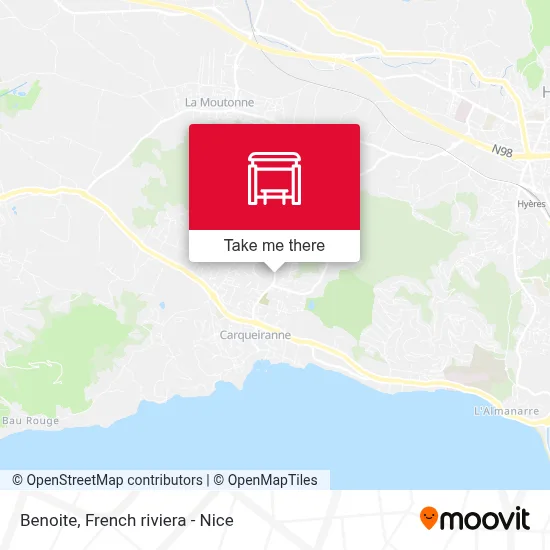 Benoite map