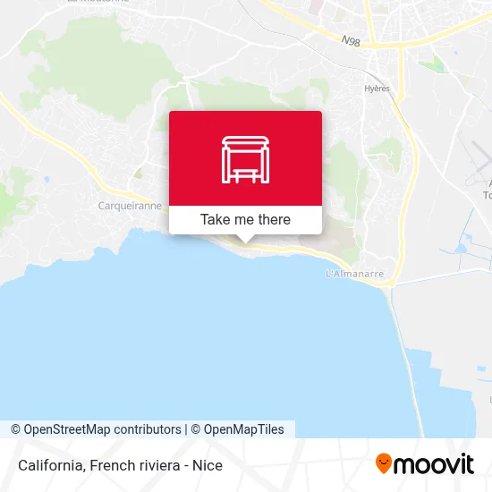 Californie map