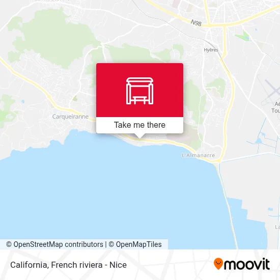 Californie map