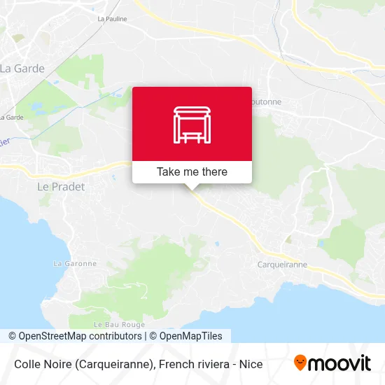 Colle Noire (Carqueiranne) map