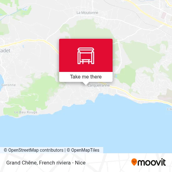 Grand Chêne map