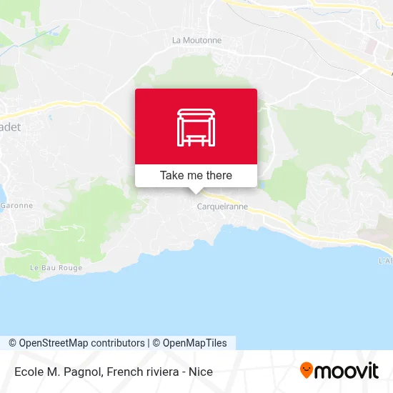 Ecole M. Pagnol map