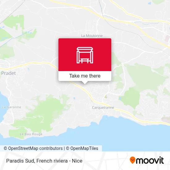 Paradis Sud map