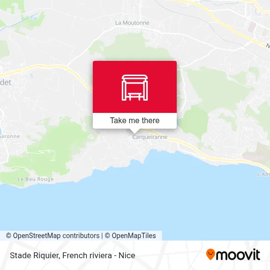 Stade Riquier map
