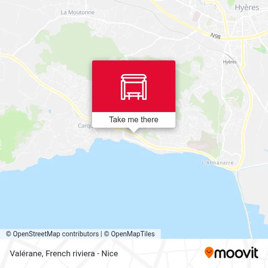 Valérane map