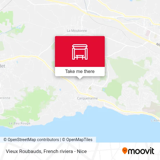 Vieux Roubauds map