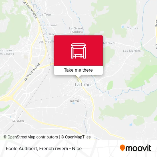 Ecole Audibert map