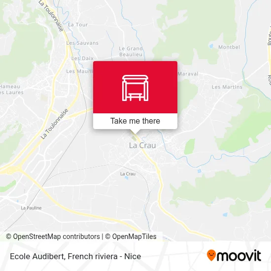 Ecole Audibert map