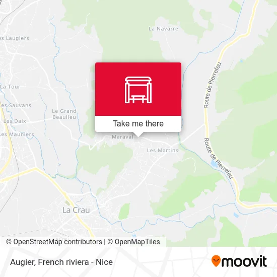 Mapa Augier