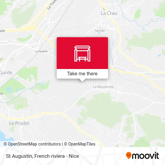 St Augustin map