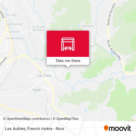 Les Aulnes map