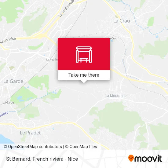 St Bernard map