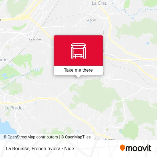 La Bouisse map