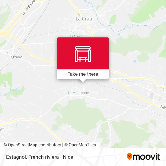 Estagnol map