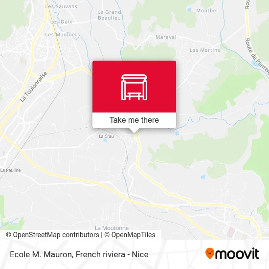 Ecole M. Mauron map