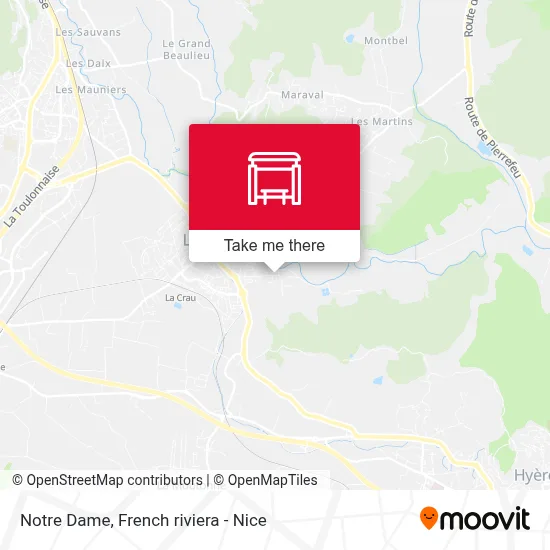 Notre Dame map