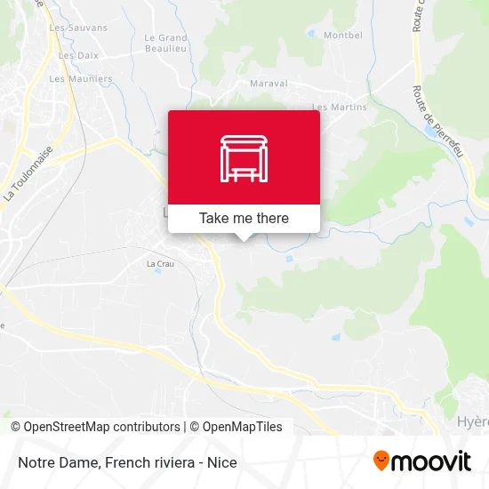 Notre Dame map