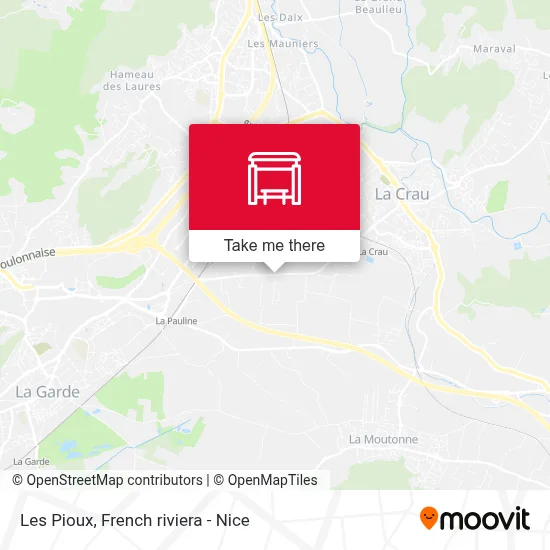 Les Pioux map