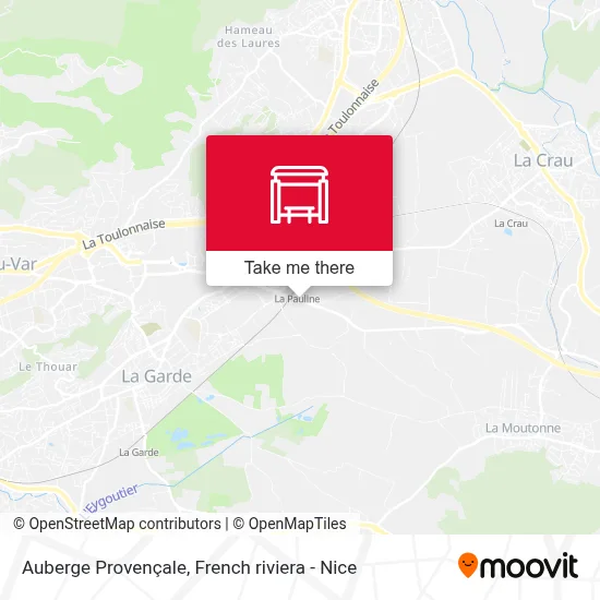 Auberge Provençale map