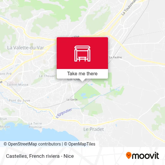 Castelles map