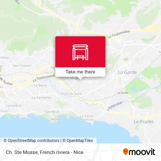 Ch. Ste Musse map