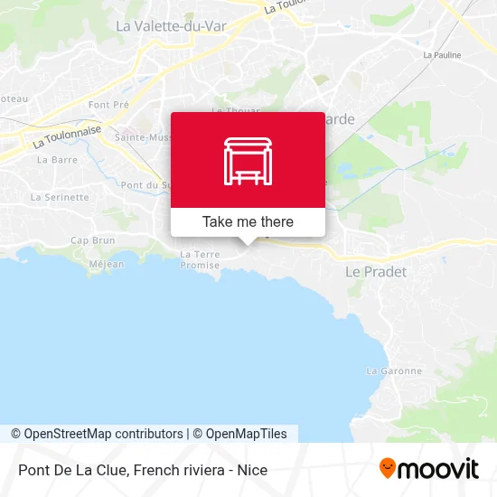 Pont De La Clue map
