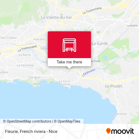 Fleurie map