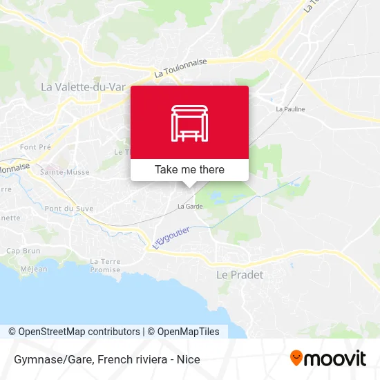 Gymnase/Gare map