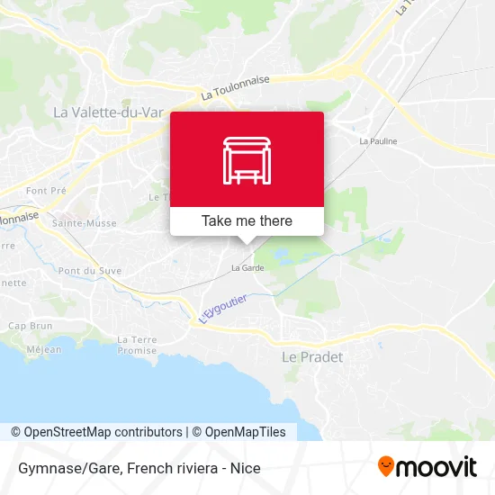 Gymnase/Gare map