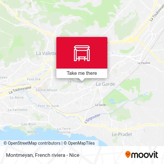 Montmeyan map