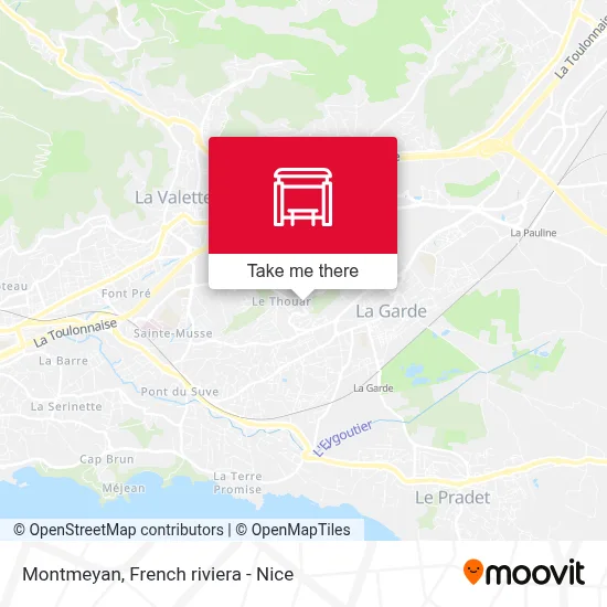 Montmeyan map