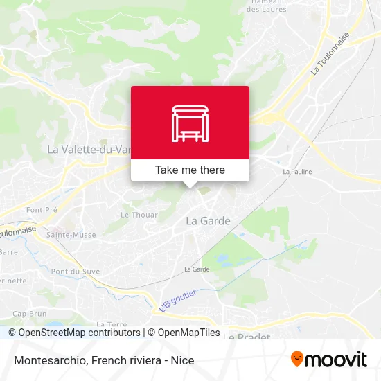 Montesarchio map