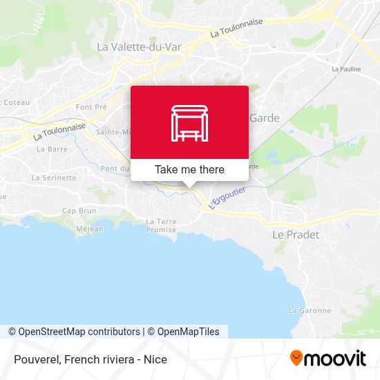 Pouverel map