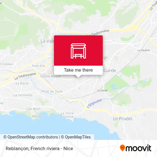 Reblançon map