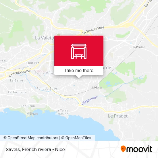 Savels map