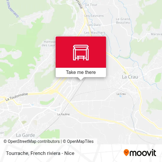Tourrache map