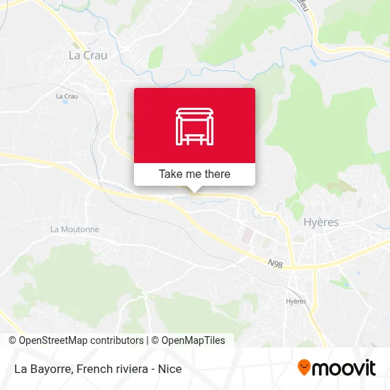 La Bayorre map