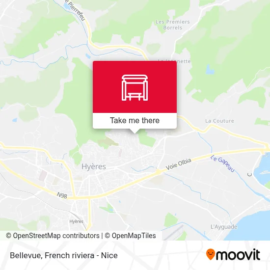 Bellevue map