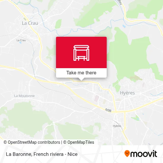 La Baronne map
