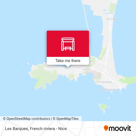 Les Barques map