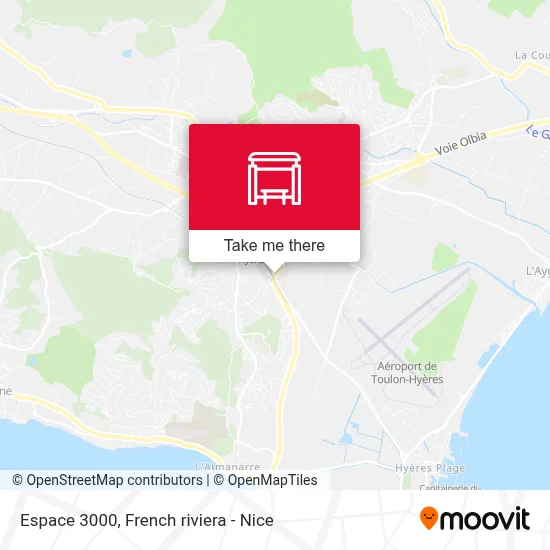 Espace 3000 map