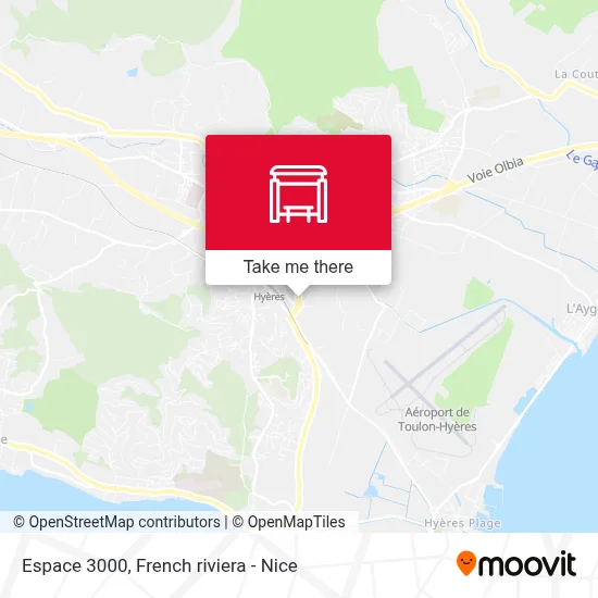 Espace 3000 map