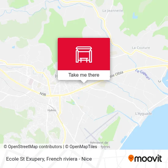 Ecole St Exupery map