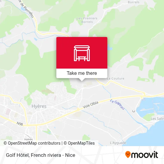 Golf Hôtel map