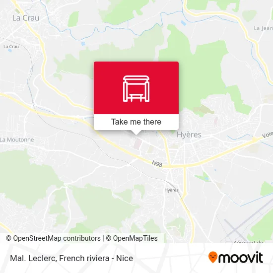 Mal. Leclerc map