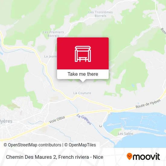 Chemin Des Maures 2 map