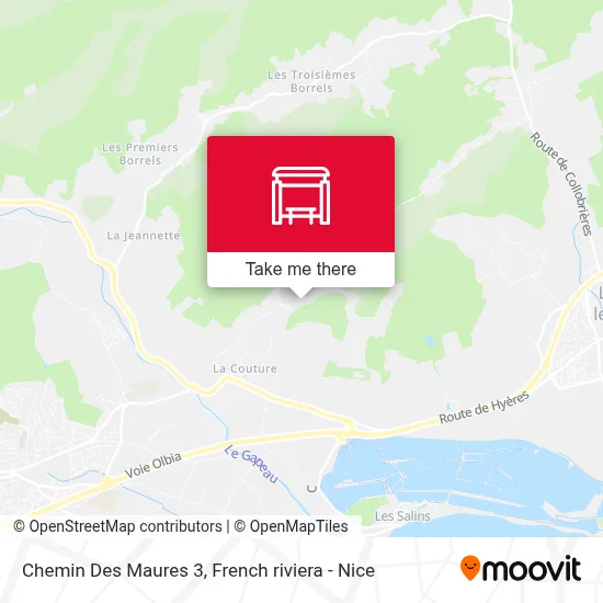 Chemin Des Maures 3 map